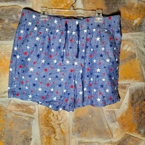 Bcg fourth of July red,white blue star shorts